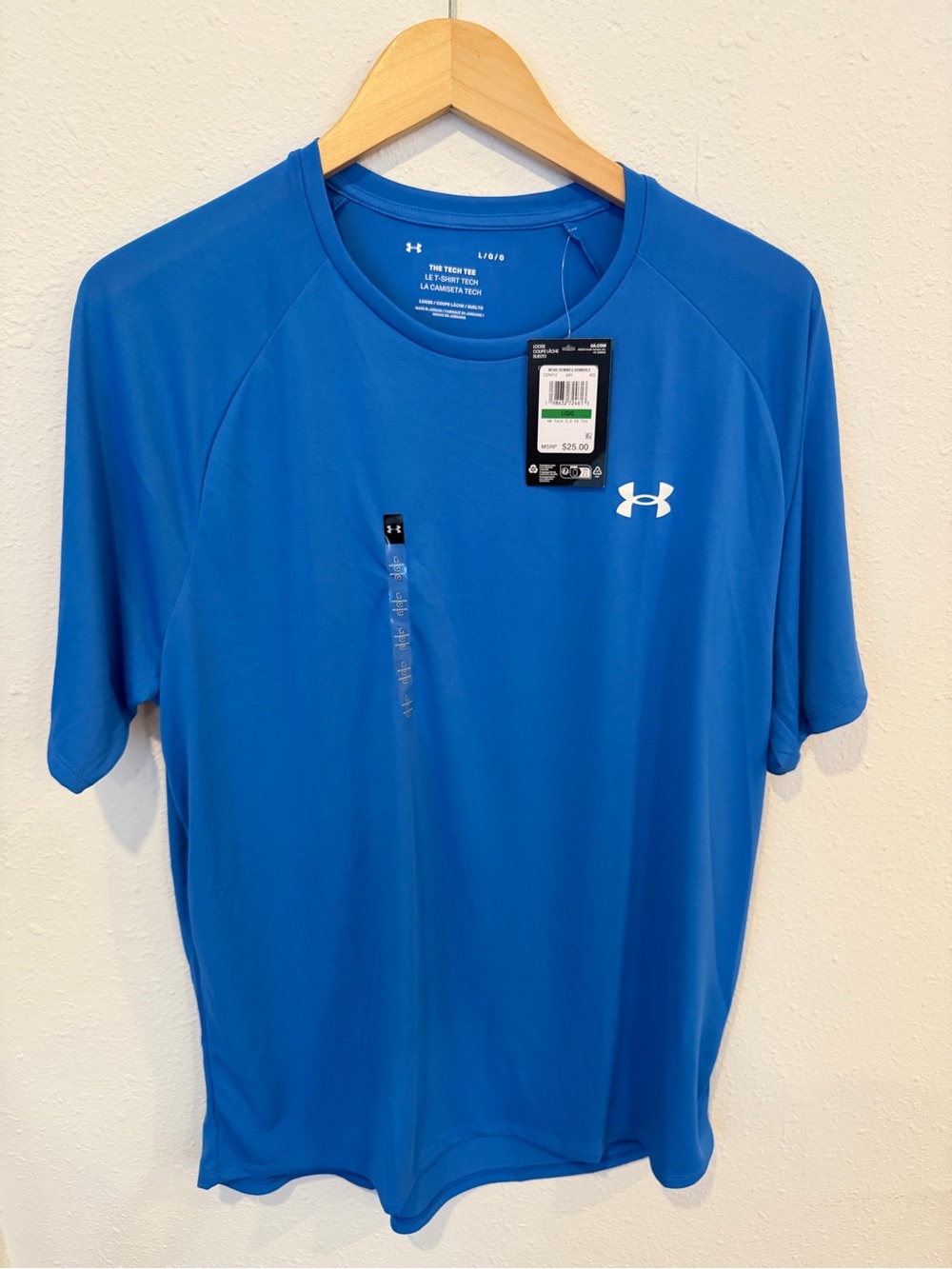 Men’s Under Armour Tech 2.0 short sleeve tee size L